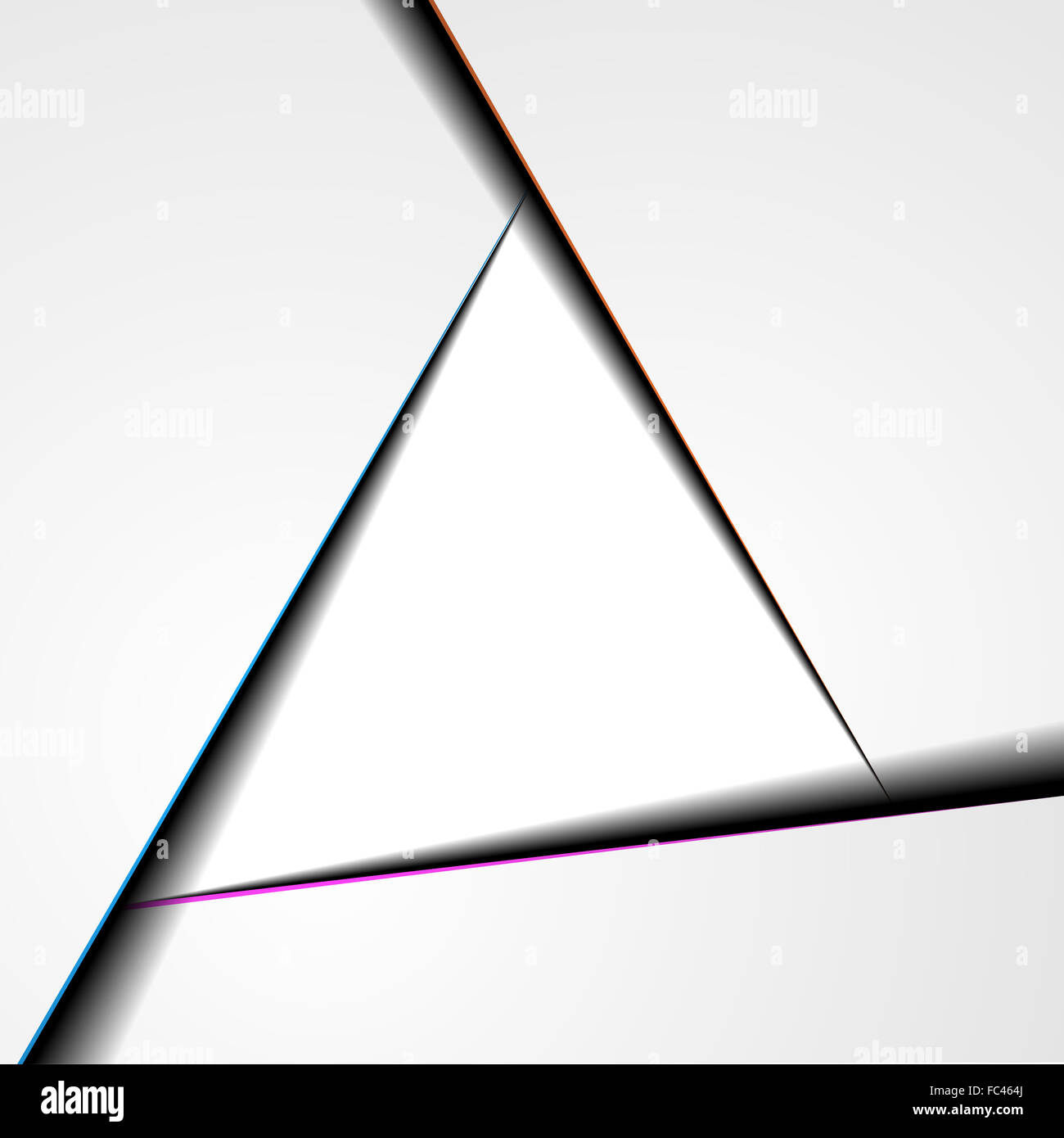 Infographie - triangle Banque D'Images