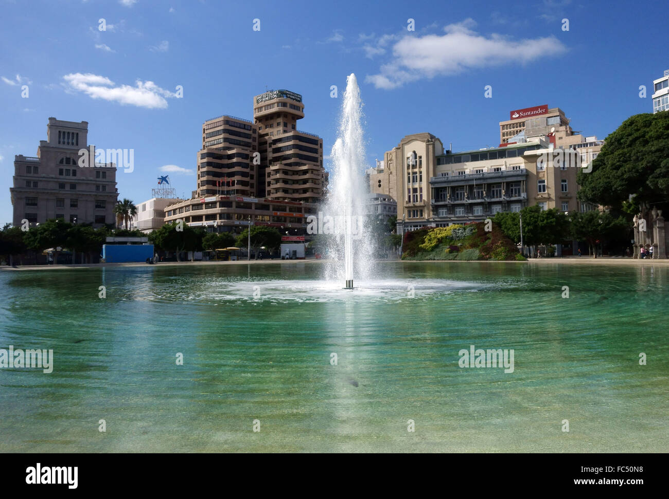 Plaza Espana, Santa Cruz de Tenerife, Canaries, Espagne Banque D'Images