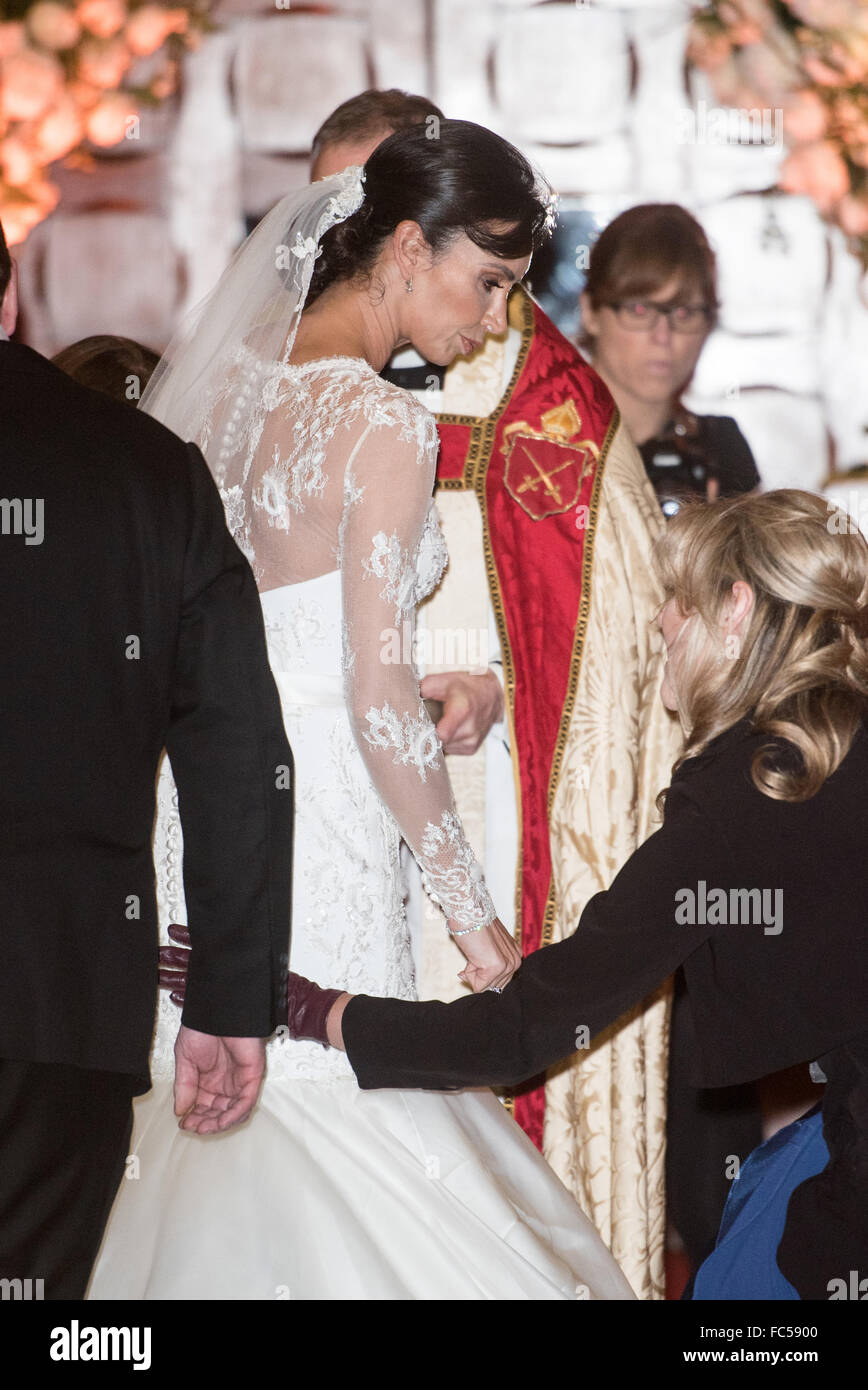 Mariage de Christine Bleakley et Frank Lampard à St Paul's Knighstbridge. Avec : Christine Bleakley Où : London, Royaume-Uni Quand : 20 déc 2015 Banque D'Images