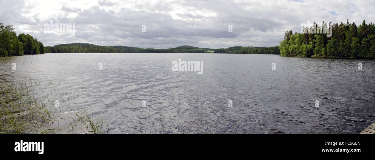 Lake Gissen à Smaland Banque D'Images