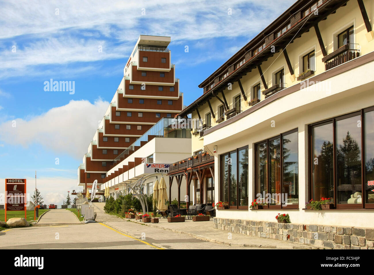 Hôtel Panorama Strbske Pleso Banque D'Images