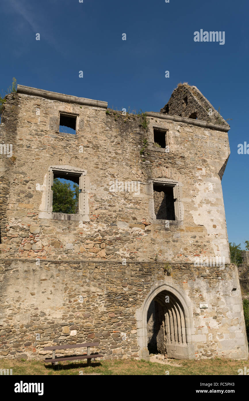 Ruine du château Schaumburg - Autriche Banque D'Images