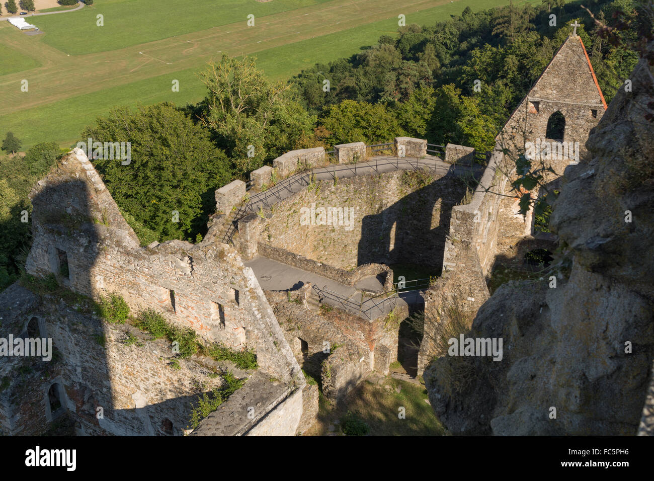 Ruine du château Schaumberg - Autriche Banque D'Images