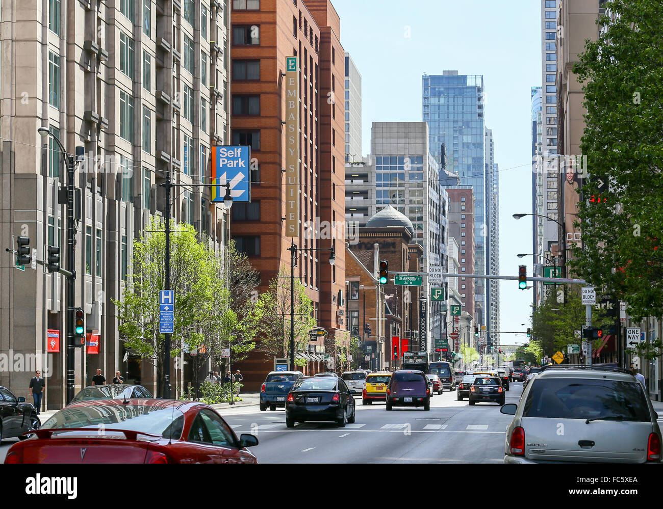 Chicago Cityscape Banque D'Images