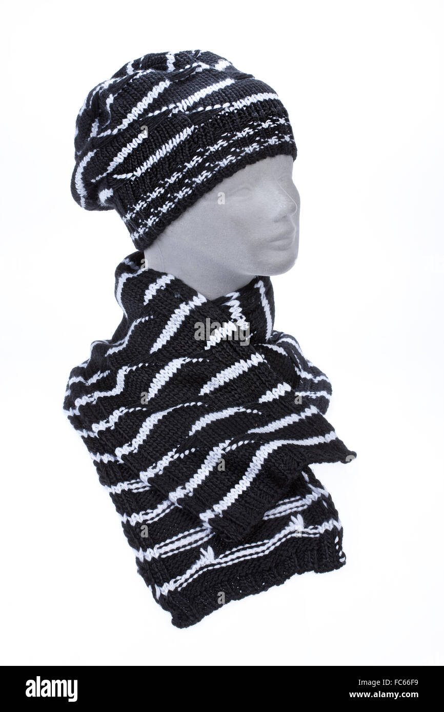 Bonnet tricoté Banque D'Images