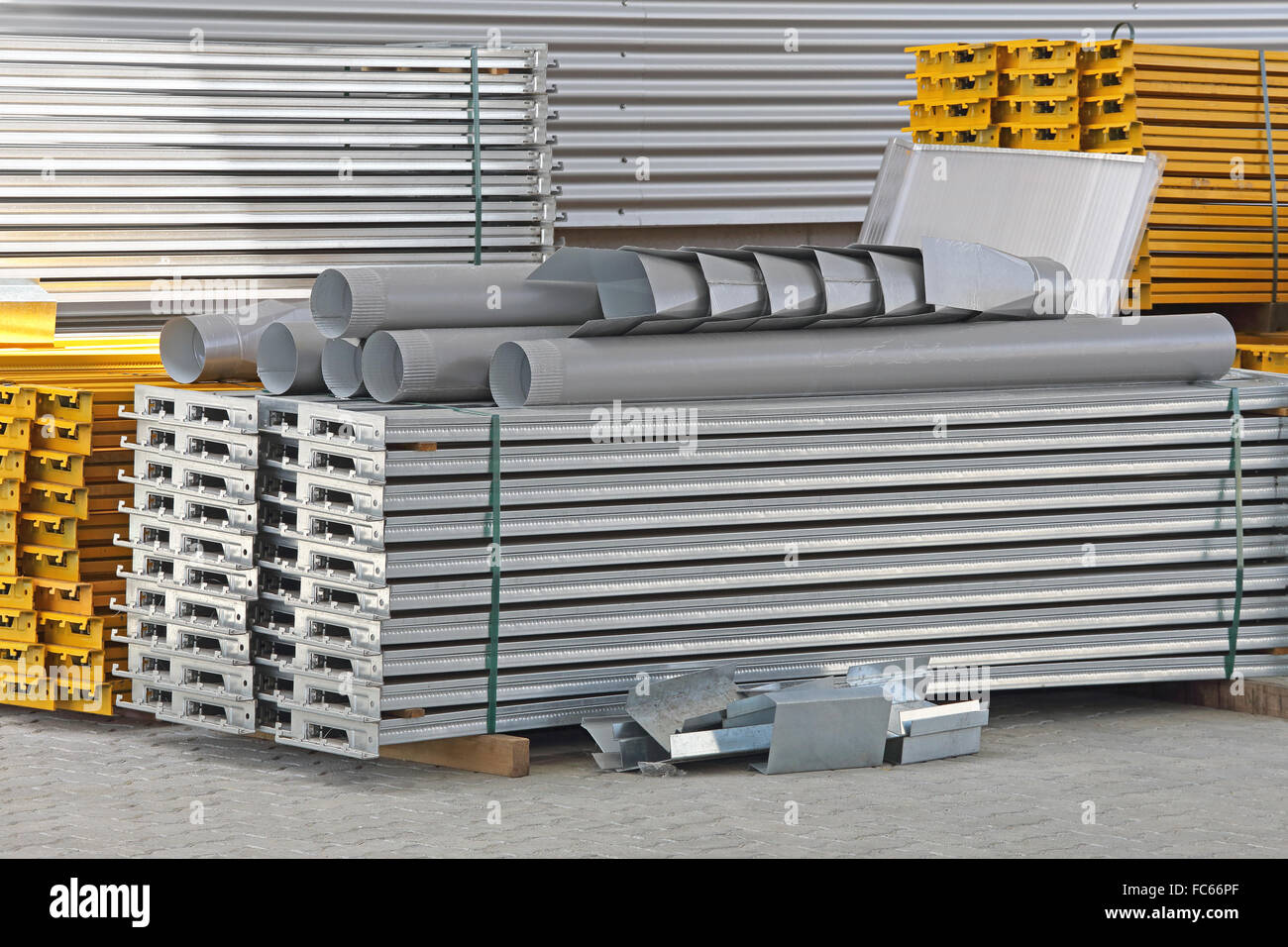 Les Racks de construction Banque D'Images
