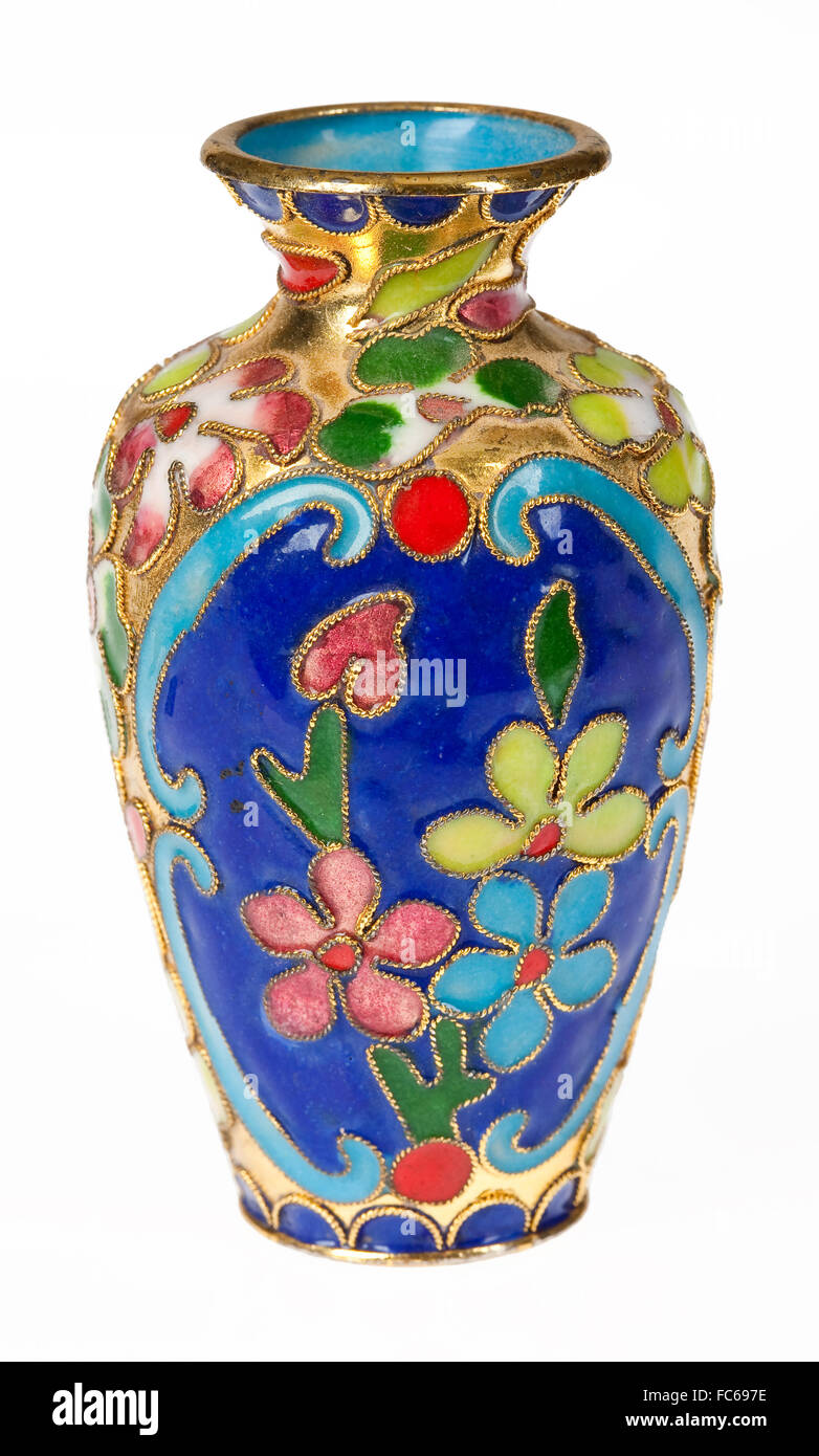 Vase décoré Banque D'Images