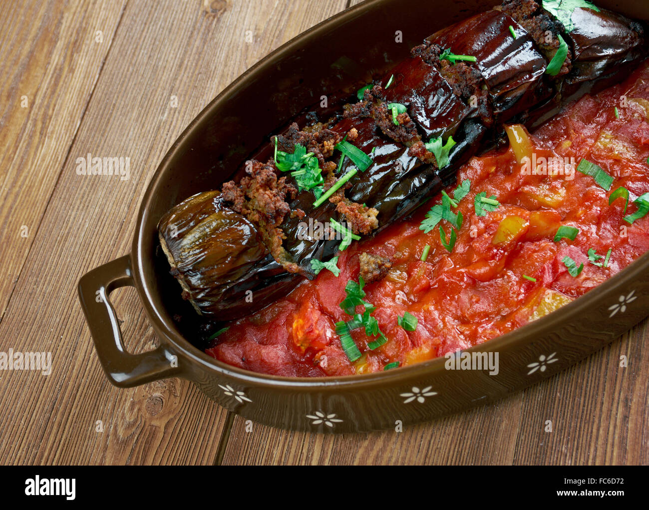 Aubergines Farcies Turques Banque D Images Photo Stock 93569814
