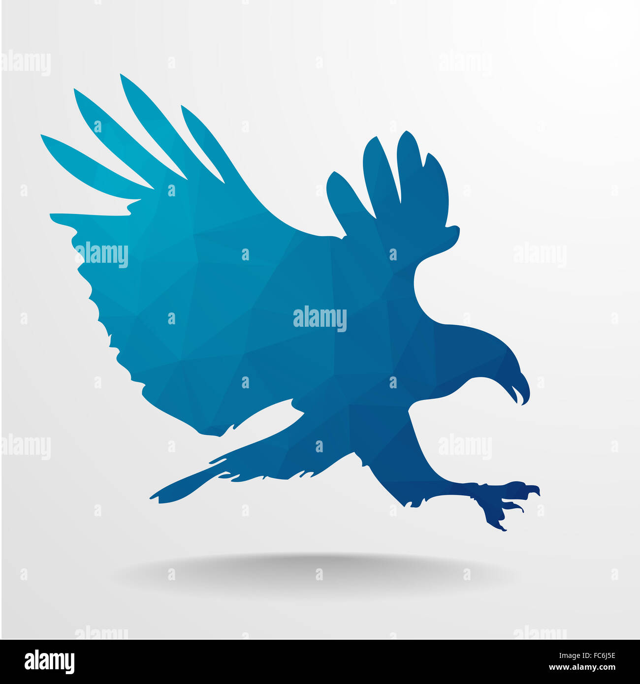 Eagle polygonale Banque D'Images