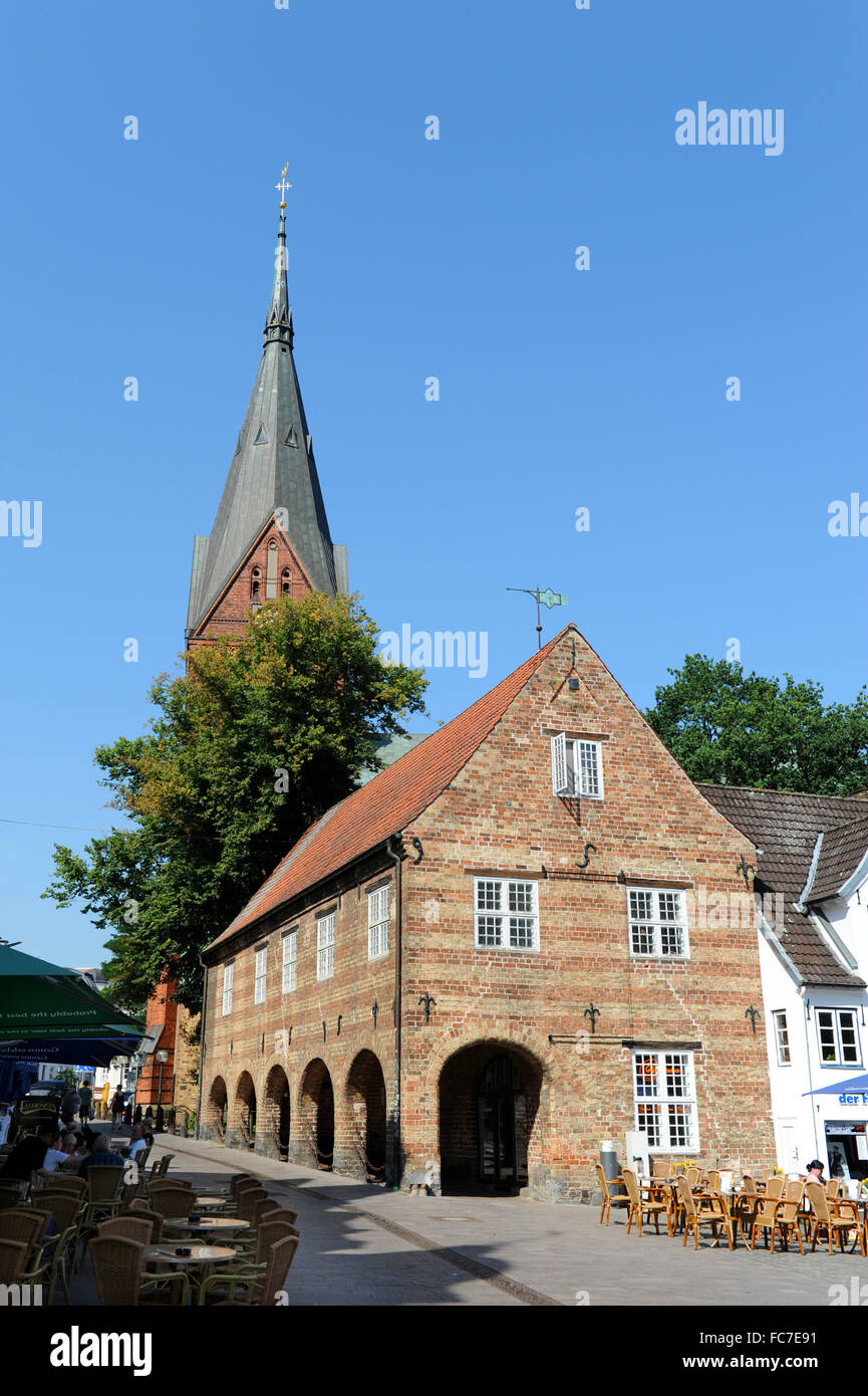 Flensburg, Allemagne, marien church Banque D'Images