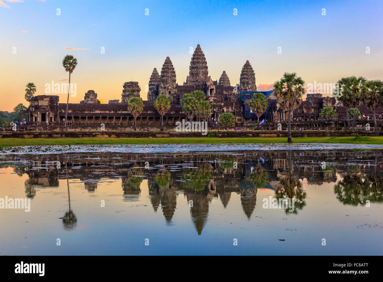 Angkor Wat , Siem Reap , Cambodge Banque D'Images