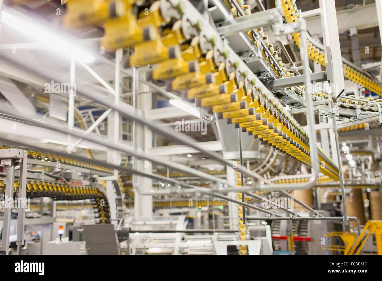 Appuyez sur Impression convoyeurs Banque D'Images