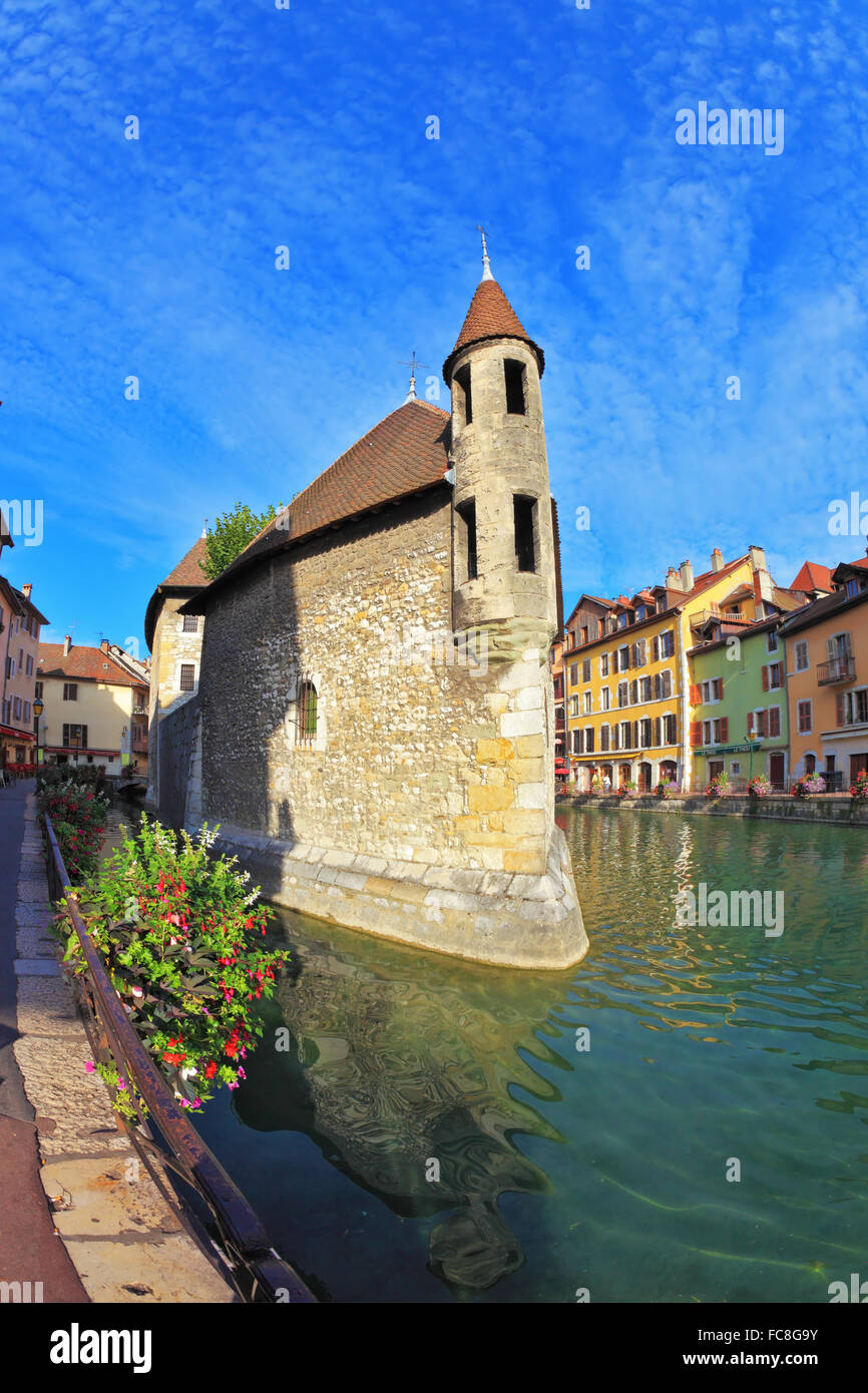 La ville d'Annecy en Provence Banque D'Images