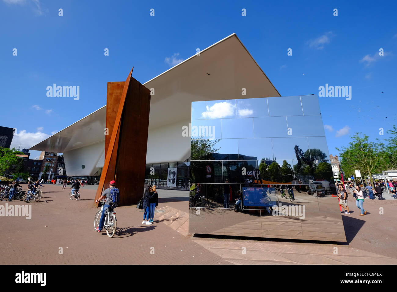 L'Art Moderne Stedelijk Museum, Amsterdam, Pays-Bas, Europe Banque D'Images