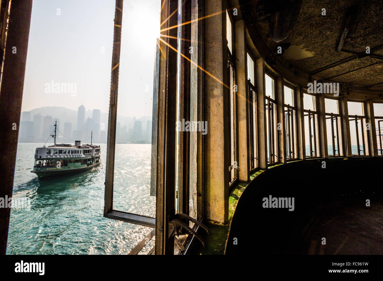 Star Ferry, Tsim Sha Tsui, Hong Kong, Chine, Asie Banque D'Images