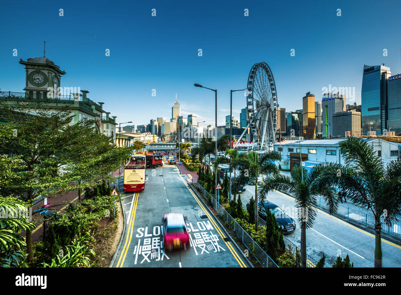Star Ferry Terminal, Central, Hong Kong, Chine, Asie Banque D'Images