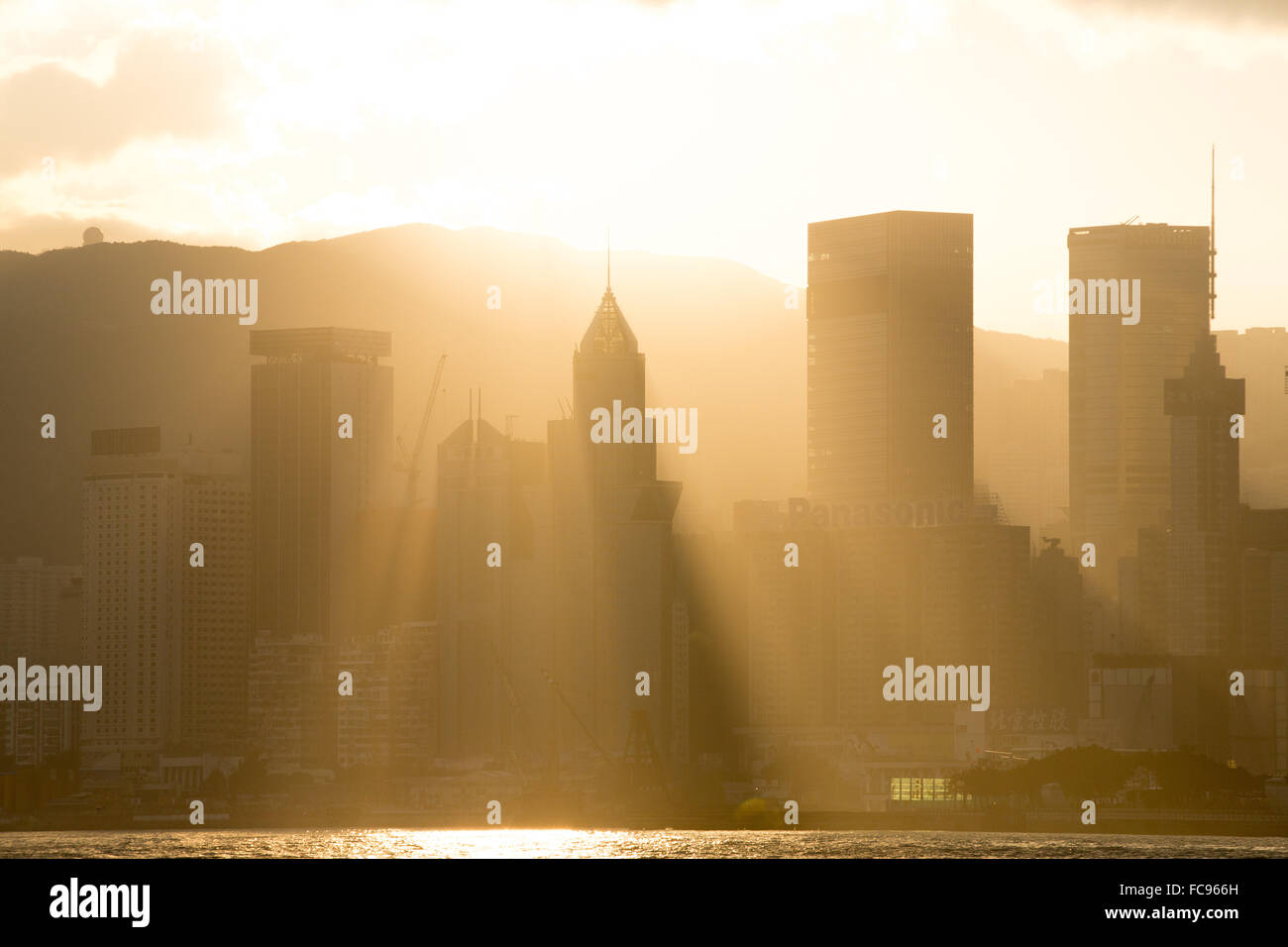 Horizon de Hong Kong, Hong Kong, Chine, Asie Banque D'Images