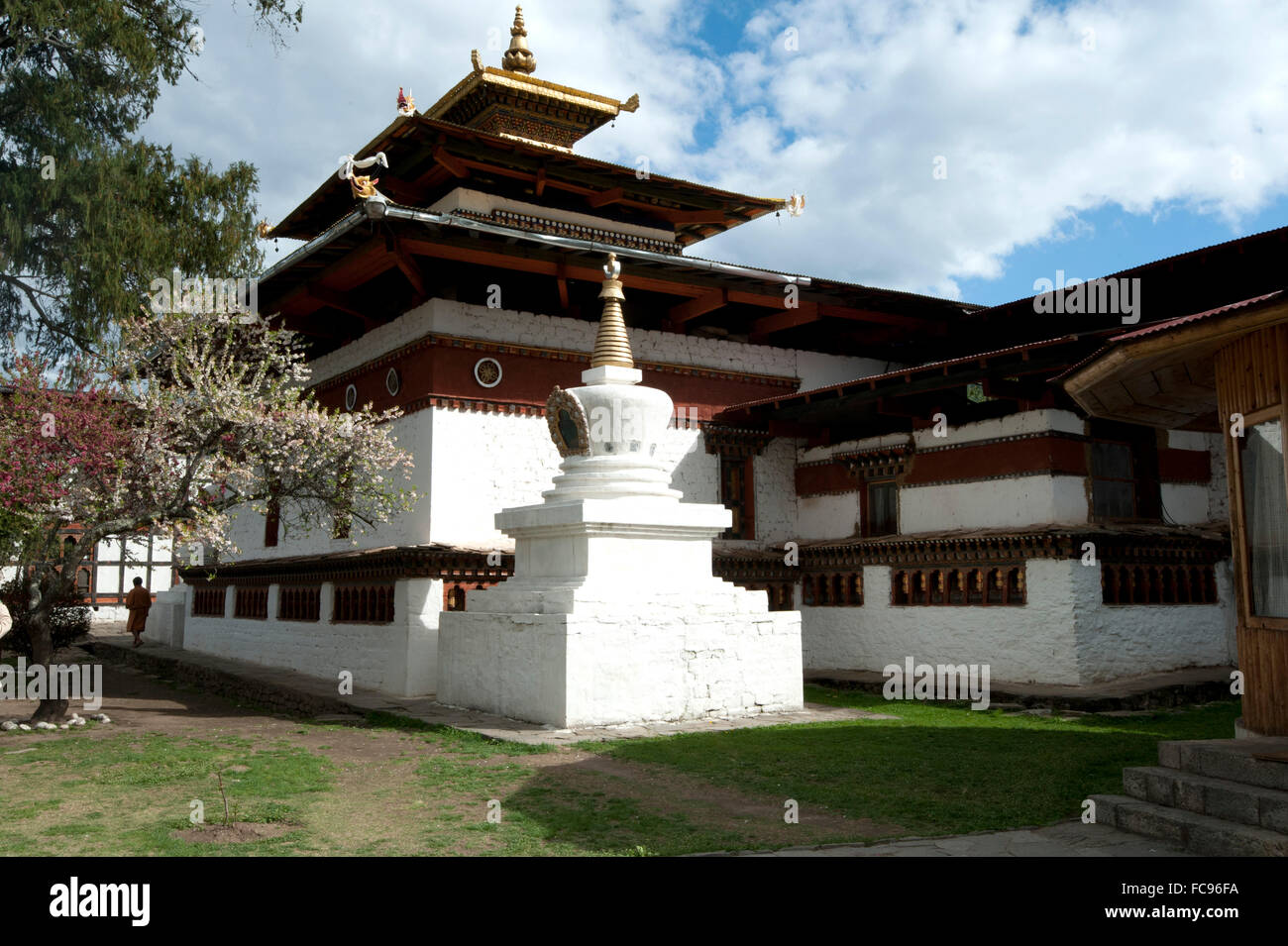 Dumtse Lakhang temple bouddhiste, construit en 1433, Paro, Bhoutan, Asie Banque D'Images