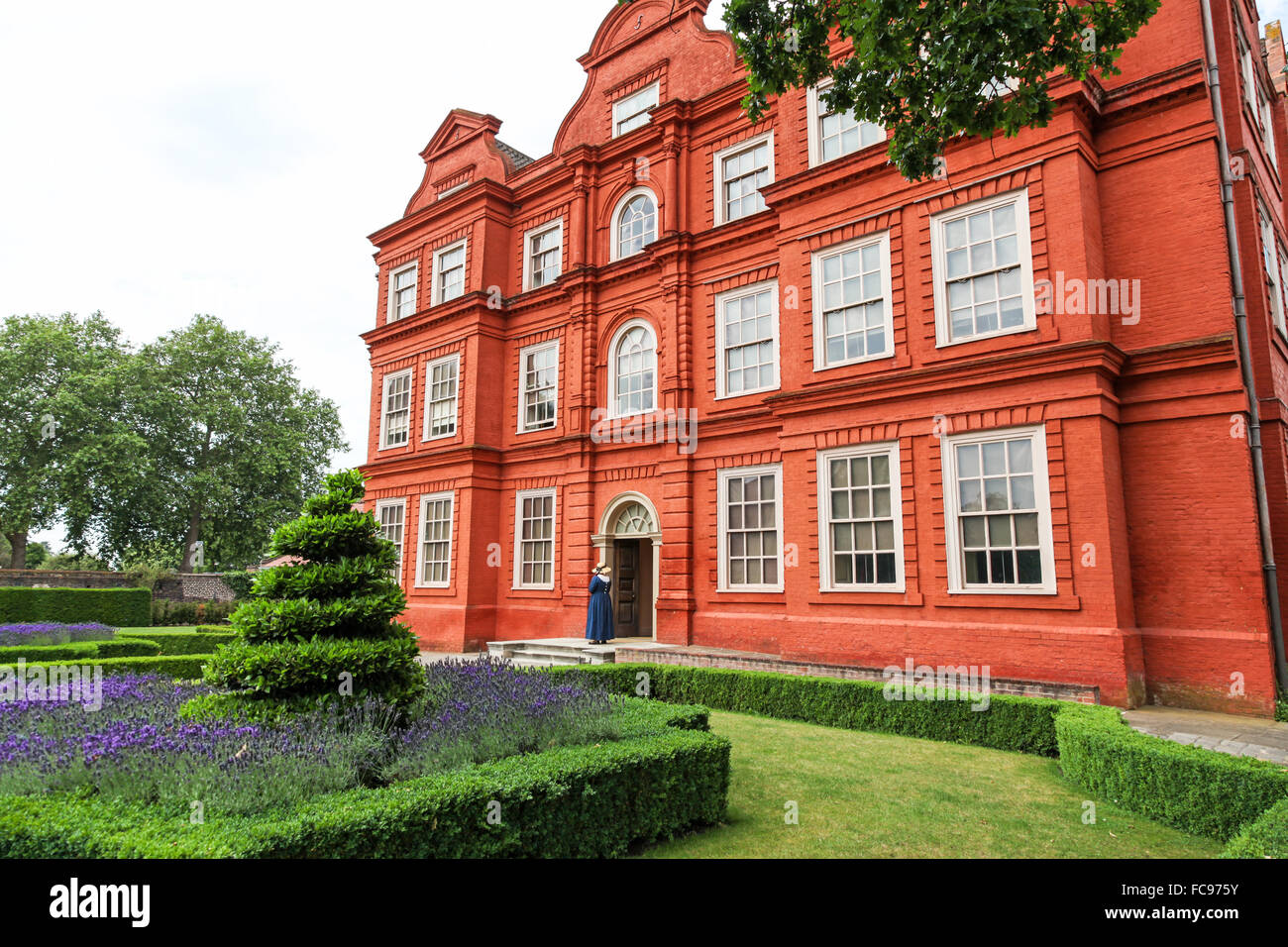 Kew Palace dans les jardins botaniques royaux de Kew Gardens London England UK Banque D'Images