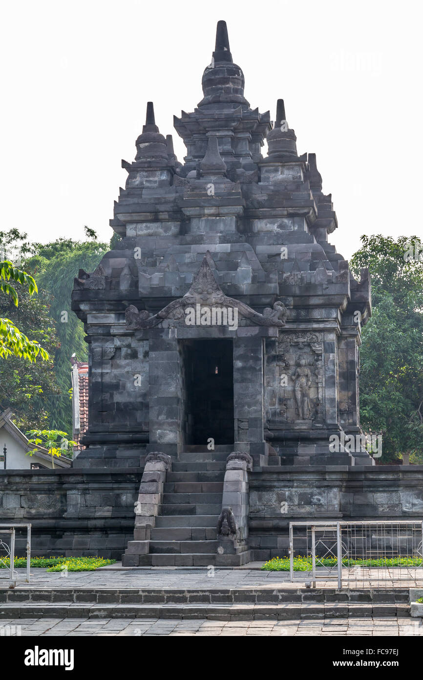 Candi Pawon près de Borobudur, à Java, en Indonésie. Banque D'Images