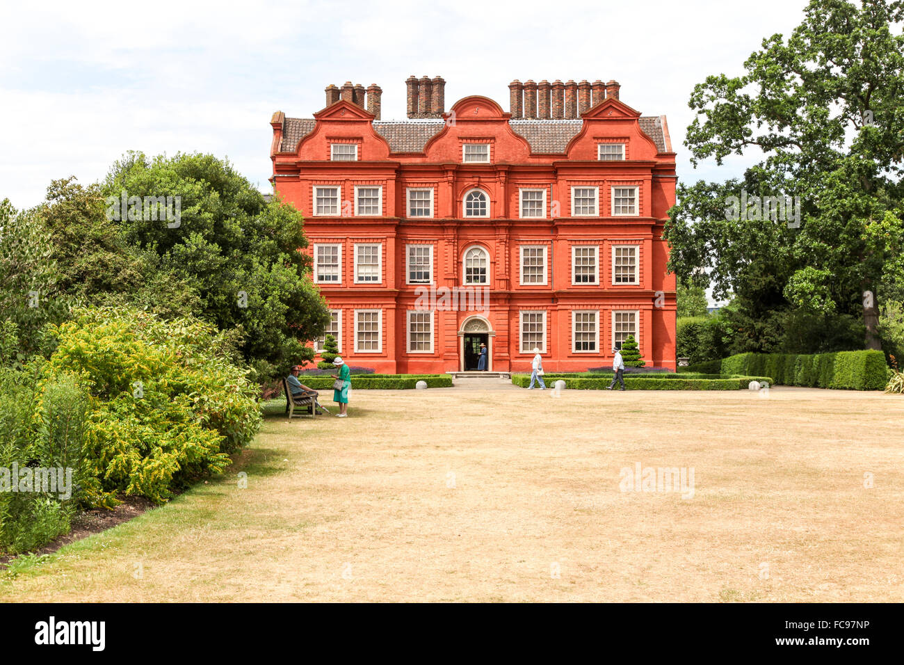 Kew Palace dans les jardins botaniques royaux de Kew Gardens London England UK Banque D'Images