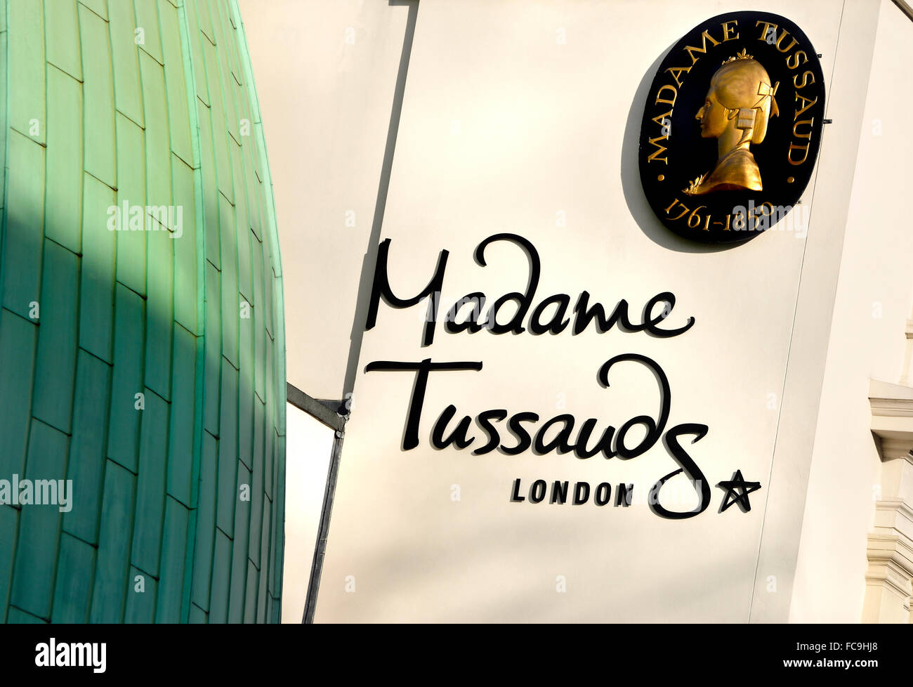 Londres, Angleterre, Royaume-Uni. Madame Tussauds dans Marylebone Road - waxworks museum Banque D'Images