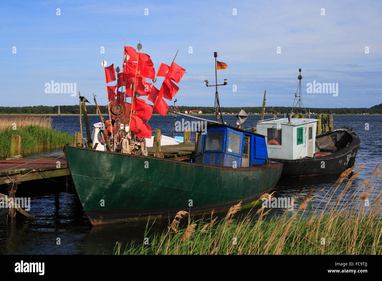 bateaux de pêcheur Banque D'Images