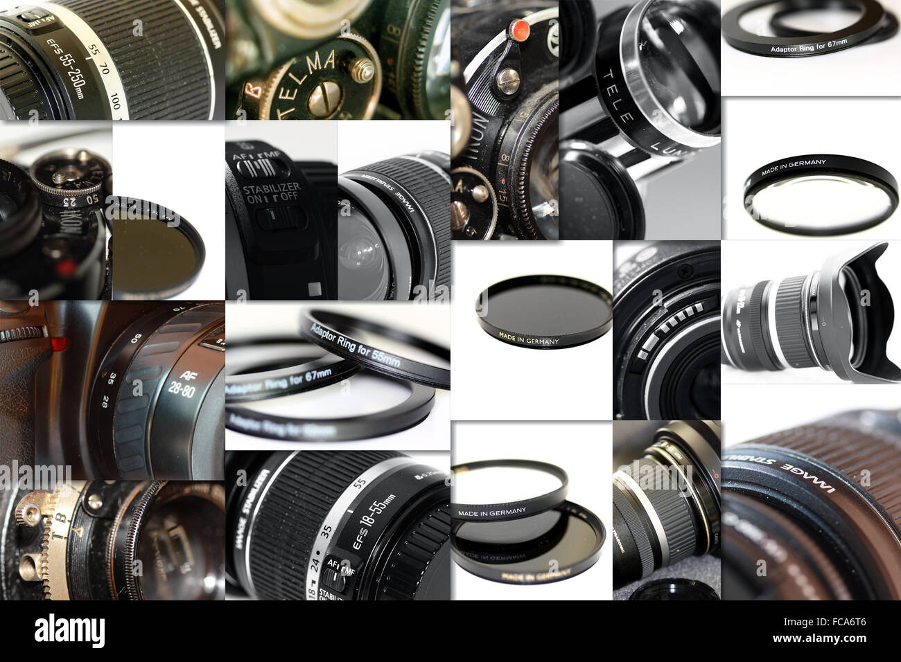 Collage de photographie Banque D'Images