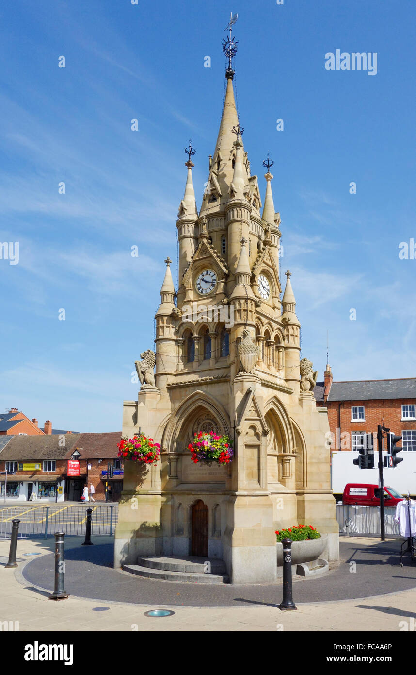 L'Angleterre, dans le Warwickshire, Stratford upon Avon, l'American Fontaine.. Banque D'Images