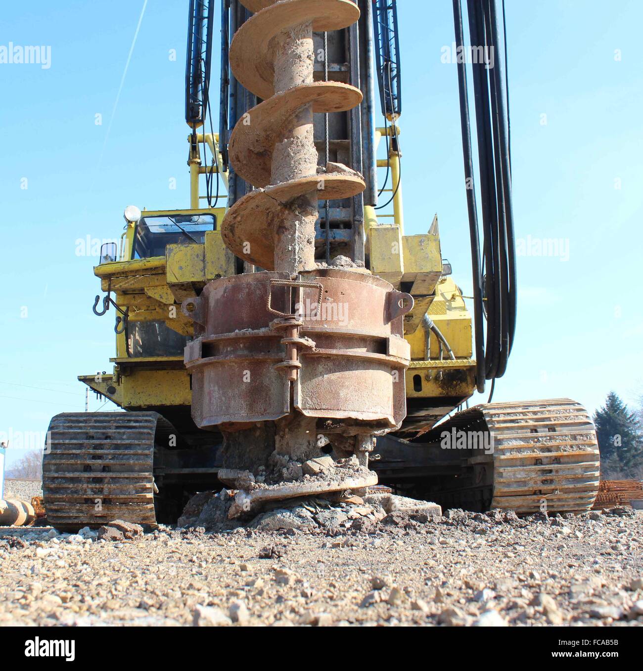 Véhicule de construction Banque D'Images