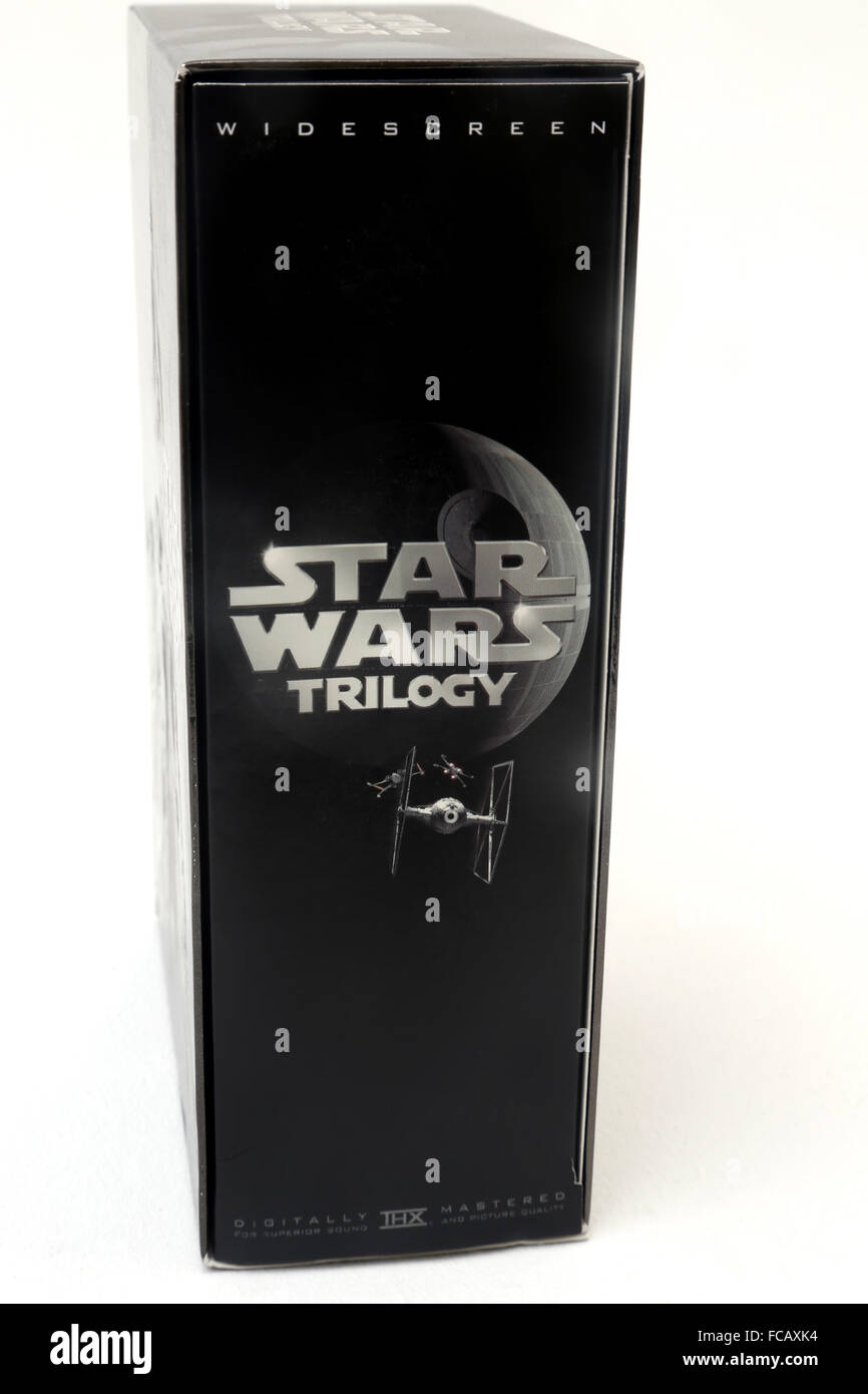 Star Wars Trilogy DVD Box Set Special Edition Banque D'Images