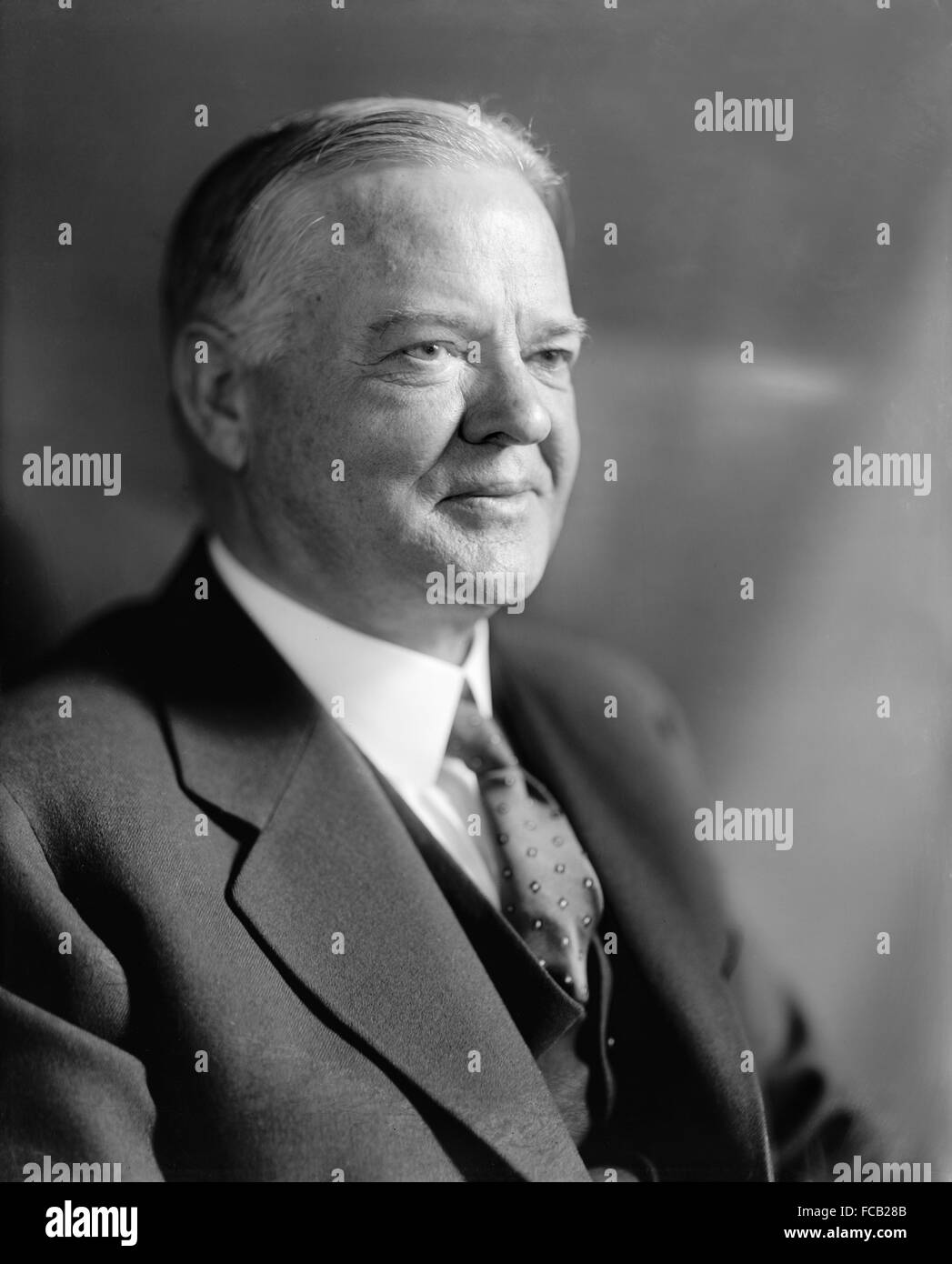 Herbert Hoover, le 31e président des USA Banque D'Images