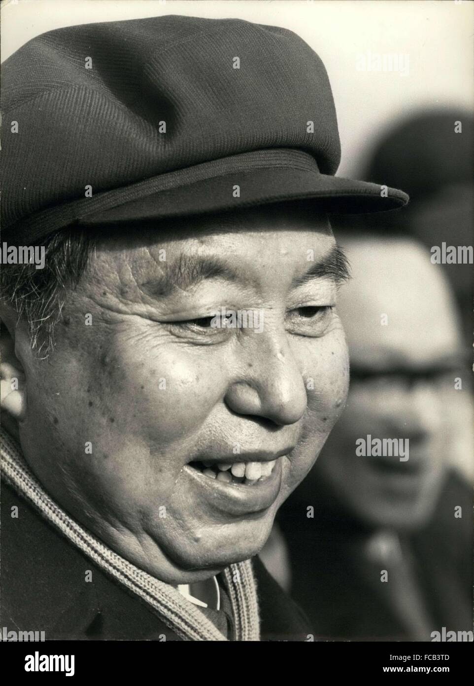 1976 - Président Hua Kuo-Feng Su Zhu (1921-2008), plus connu sous le nom de Hua Guofeng, Mao Zedong a été désigné comme le successeur du dirigeant suprême et premier ministre de la Chine, également président du parti communiste de Chine. © Keystone Photos USA/ZUMAPRESS.com/Alamy Live News Banque D'Images