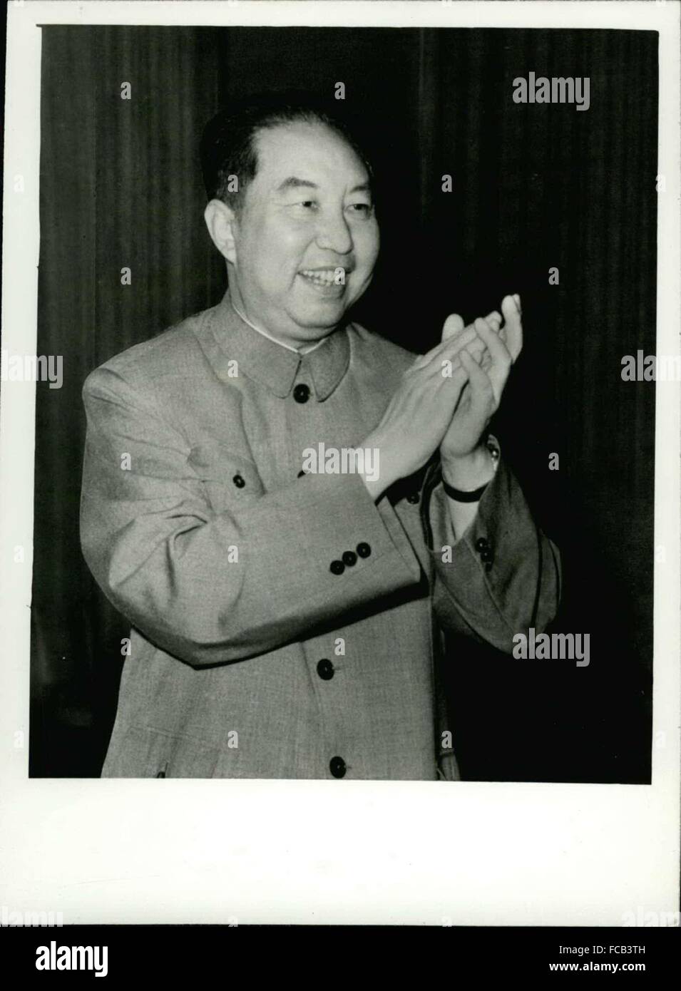 1976 - Président Hua Kuo-Feng Su Zhu (1921-2008), plus connu sous le nom de Hua Guofeng, Mao Zedong a été désigné comme le successeur du dirigeant suprême et premier ministre de la Chine, également président du parti communiste de Chine. © Keystone Photos USA/ZUMAPRESS.com/Alamy Live News Banque D'Images