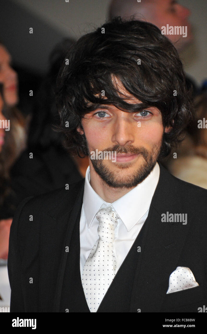 Londres, Royaume-Uni, 20 janvier 2016, Colin Morgan assiste à la télévision nationale 2016 Remise des prix ont eu lieu à l'O2. Credit : JOHNNY ARMSTEAD/Alamy Live News Banque D'Images