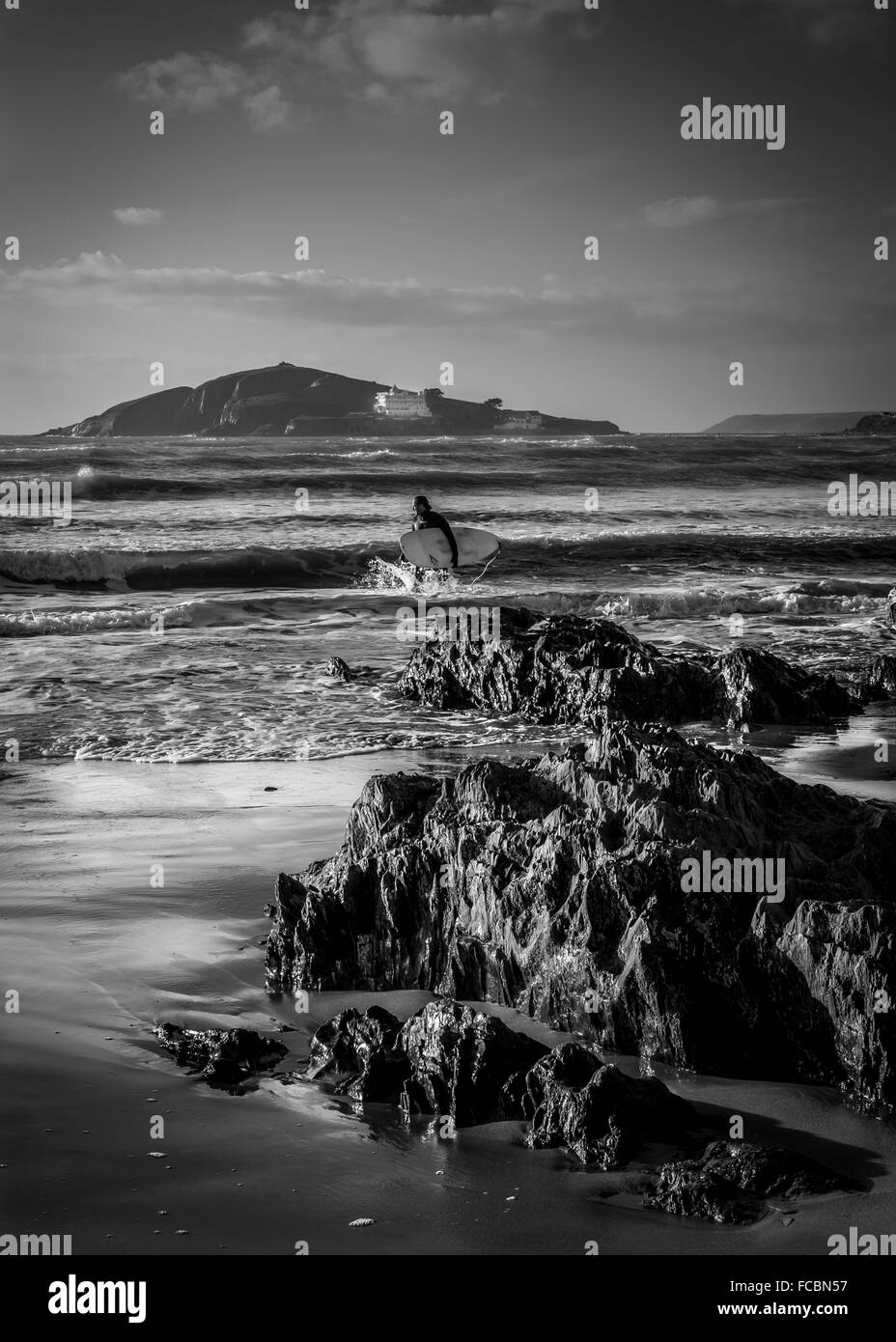 été surfer Banque D'Images