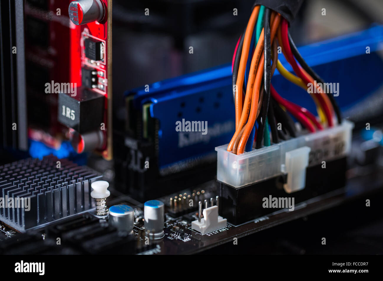 Ethernet et la technologie de l'information. Banque D'Images