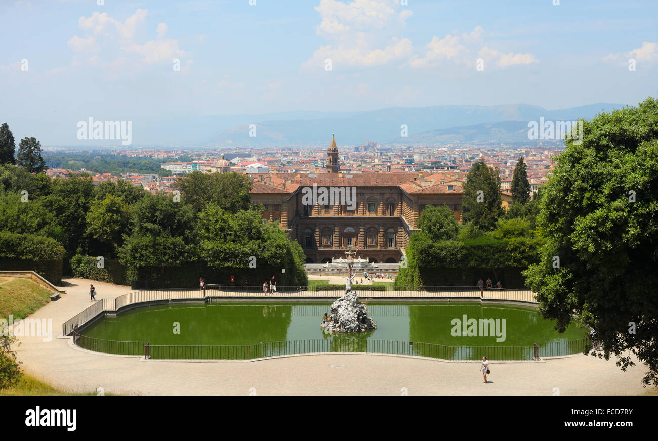 Jardins de Boboli, Florence, Toscane Banque D'Images