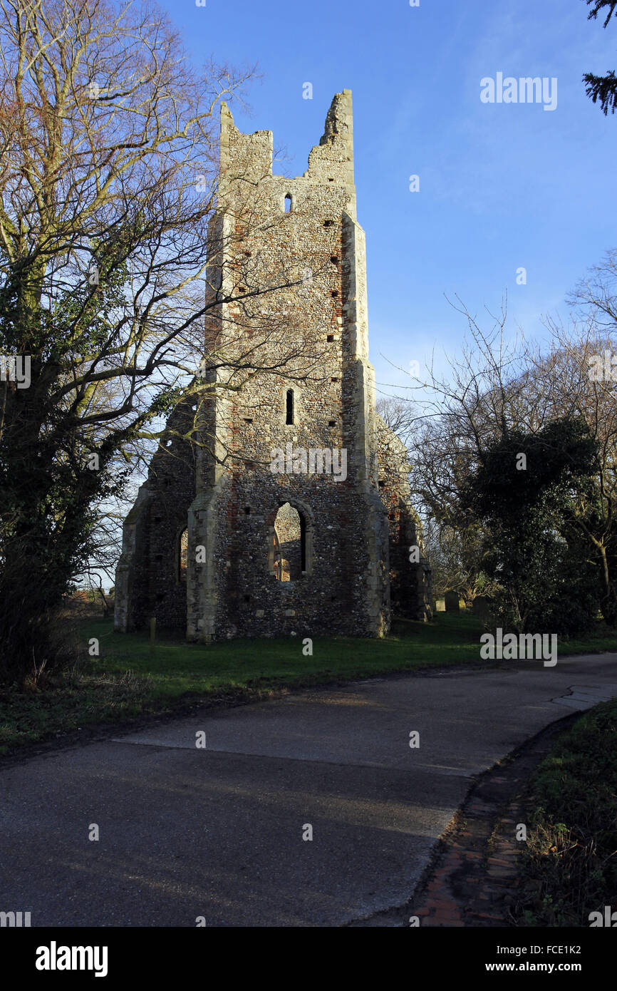 Saint Pierre et Saint Paul Church, Tunstall, Norfolk Banque D'Images