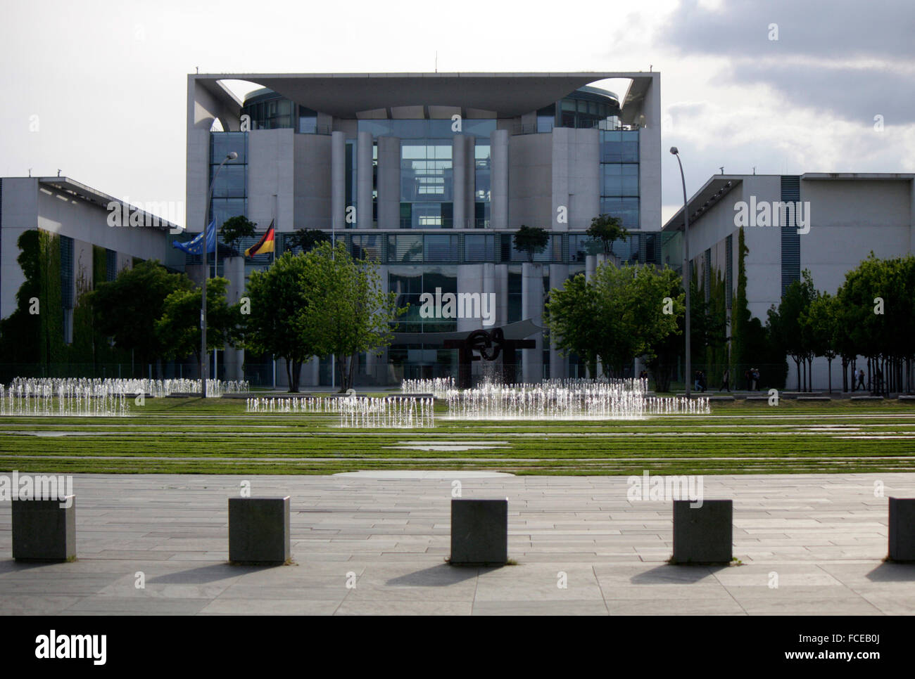 Bundeskanzleramt, Juni 2014, Berlin. Banque D'Images