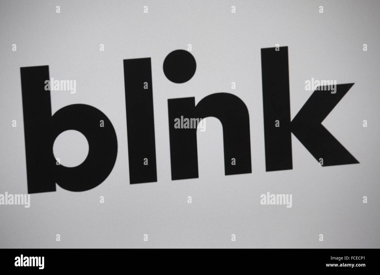 Markenname : "Blink", Berlin. Banque D'Images Markenname : "Blink", Berlin. Banque D'Images