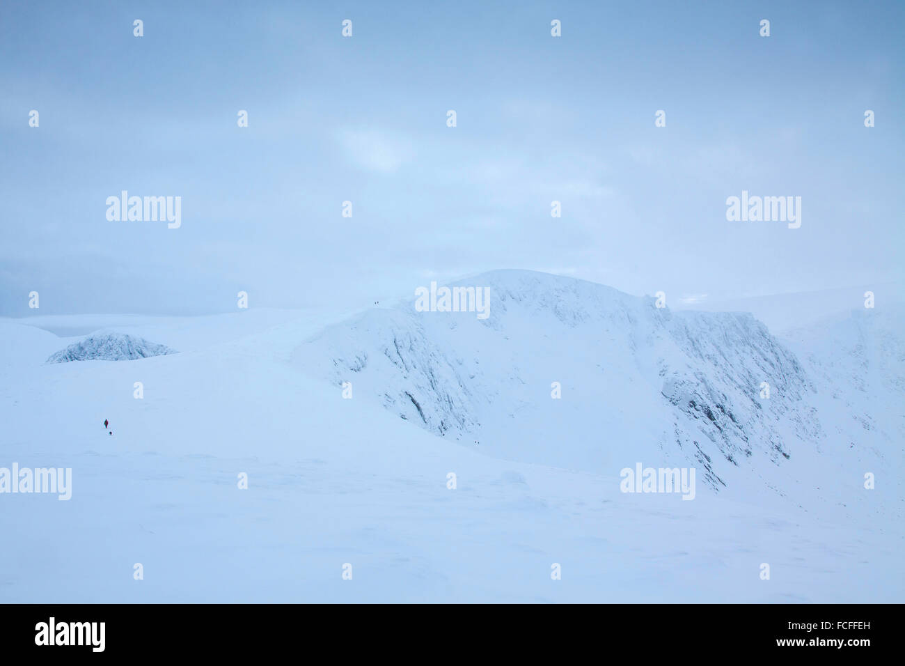 Stob Coire un t-Sneachda du Cairngorm Central Plateau, parc national de Cairngorm, Badenoch & Speyside Banque D'Images