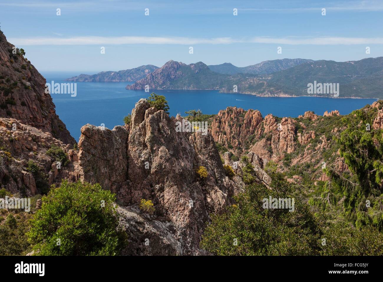 ILLUSTRATION DE Corse-du-Sud (2A), FRANCE Banque D'Images