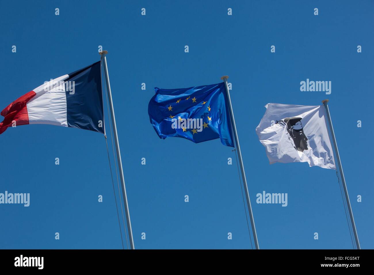 ILLUSTRATION DE Corse-du-Sud (2A), FRANCE Banque D'Images