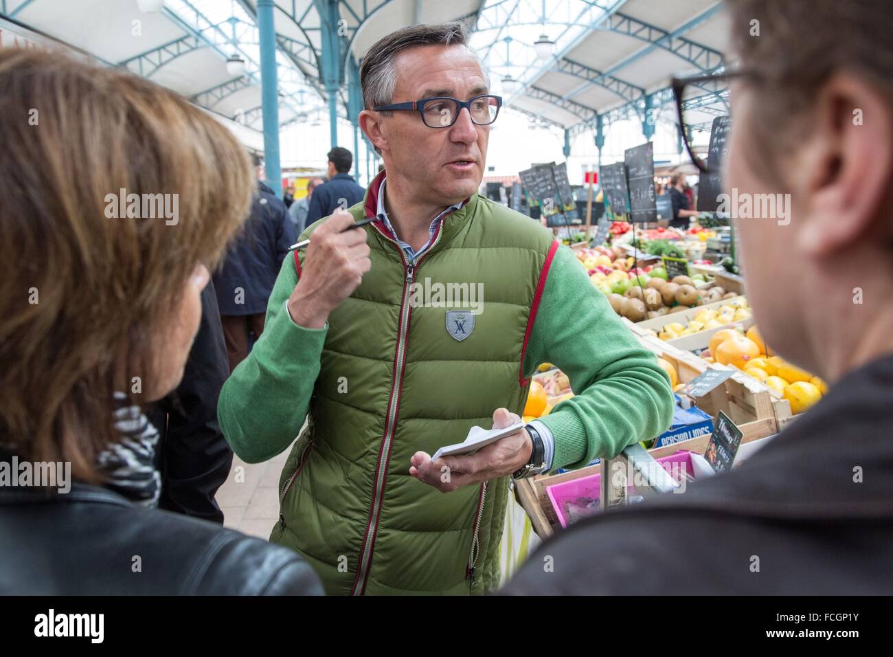 Un ATELIER DE CUISINE AVEC LE CHEF ÉTOILÉ LAURENT CLEMENT, Chartres, Eure-et-Loir (28), CENTRE, FRANCE Banque D'Images