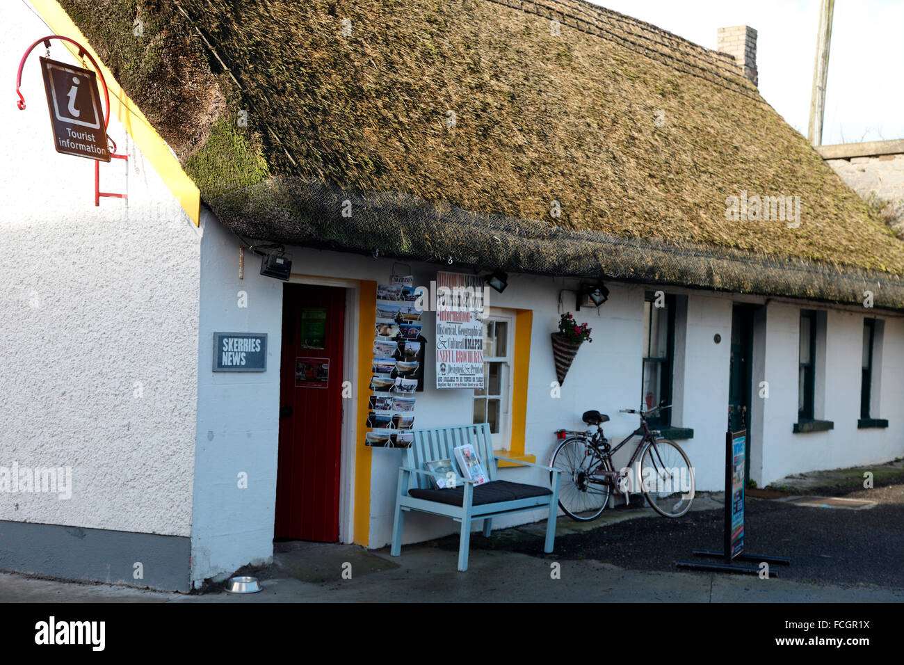 Bureau d'information touristique Skerries Banque D'Images