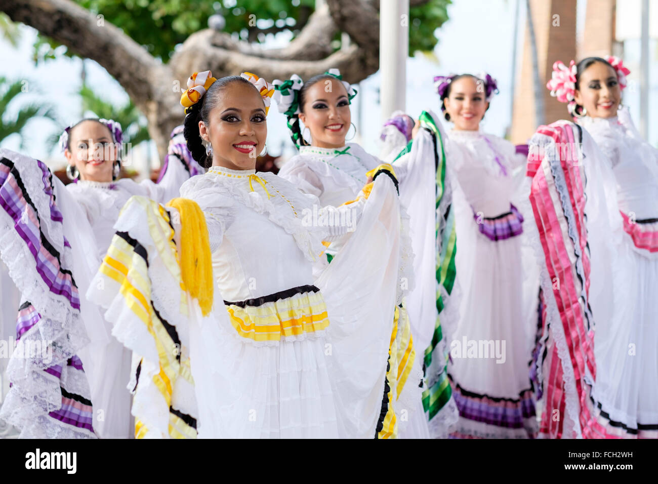 Mexique Jalisco Xiutla folklorique danseur danseurs mexicains Banque D'Images