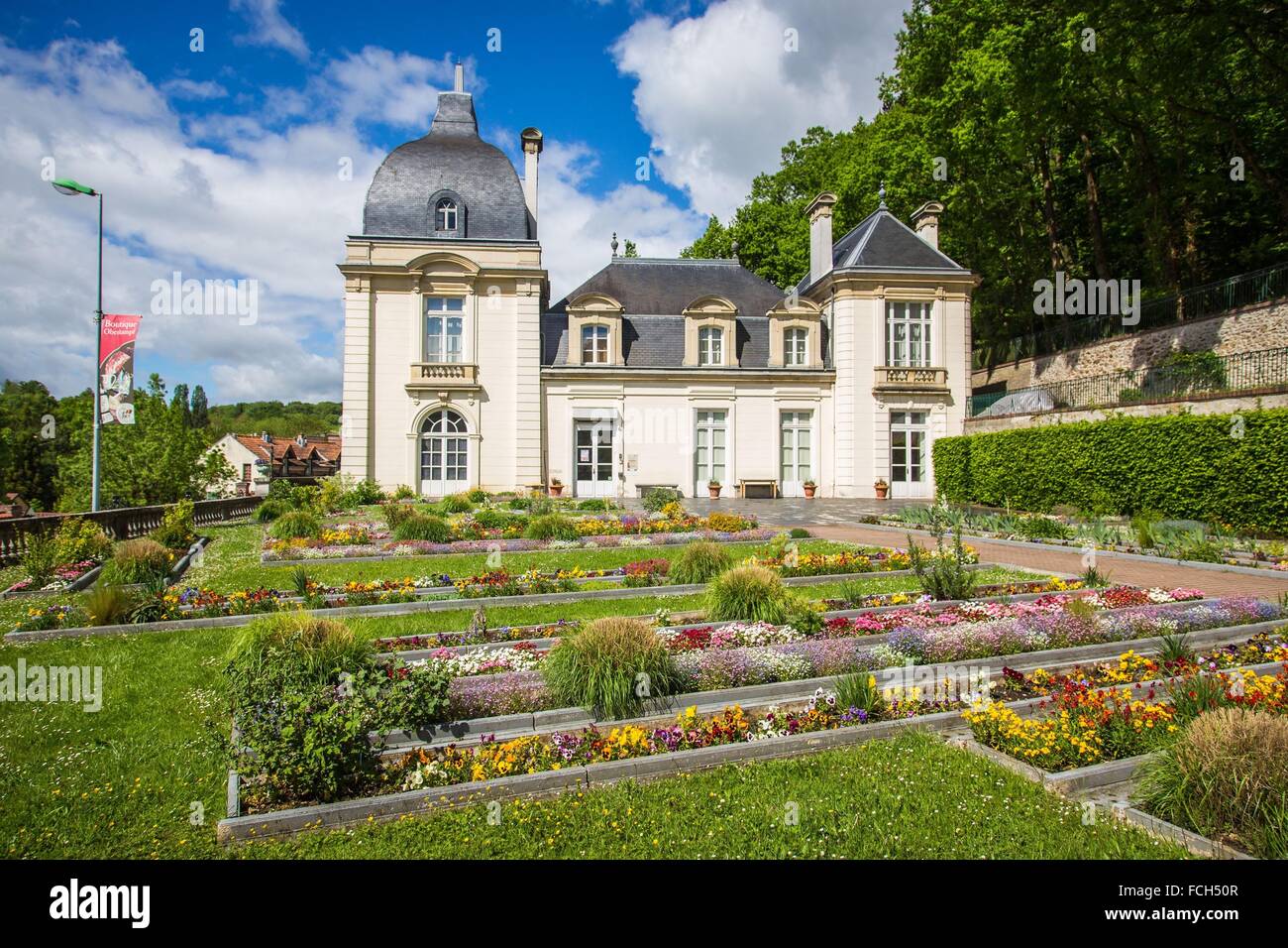 Musée de la toile de Jouy, JOUY-EN-JOSAS, Yvelines (78), ILE-DE-FRANCE, FRANCE Banque D'Images