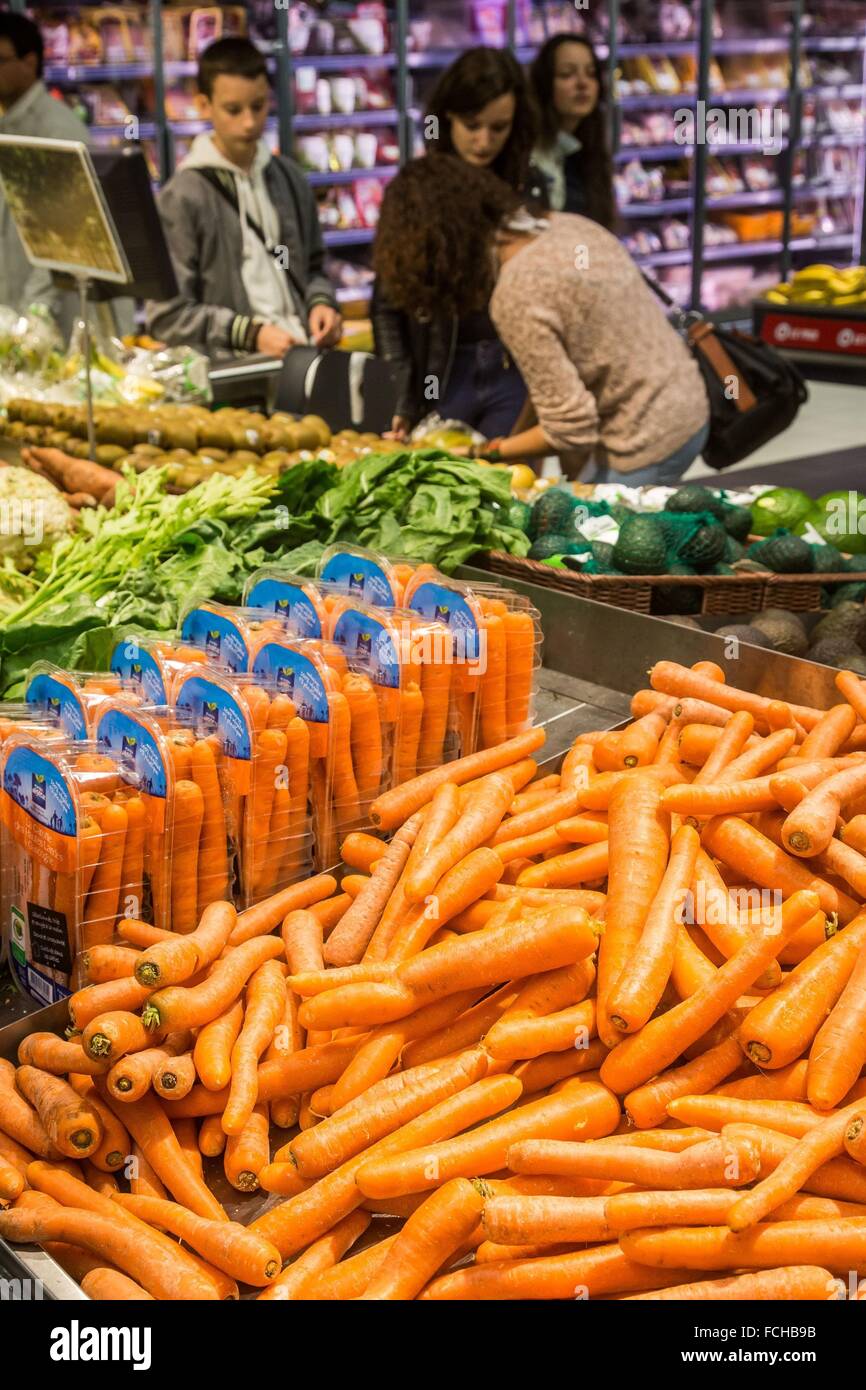 ILLUSTRATION DE LA CONSOMMATION LA CONSOMMATION EN FRANCE Banque D'Images