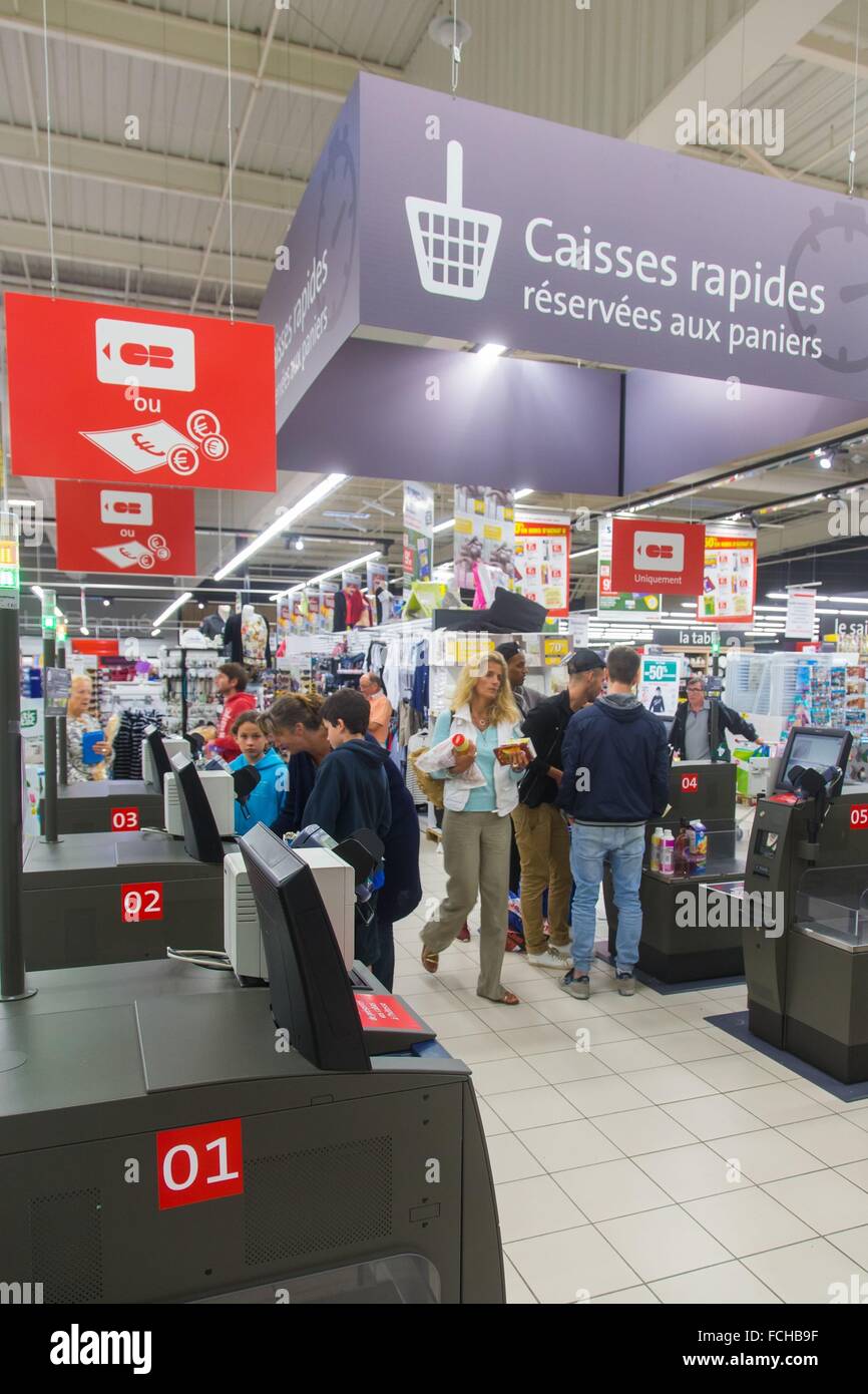 ILLUSTRATION DE LA CONSOMMATION LA CONSOMMATION EN FRANCE Banque D'Images